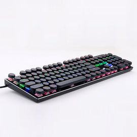 Retro-Design LED Backlit Typewriter Keyboard