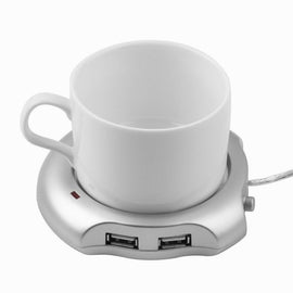 USB Mug Warmer w/ with 4-Port Hub