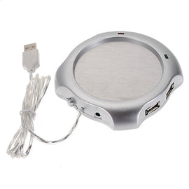 USB Mug Warmer w/ with 4-Port Hub