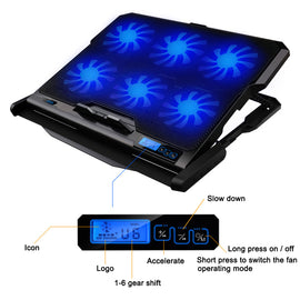 6-Fan USB Cooling Pad