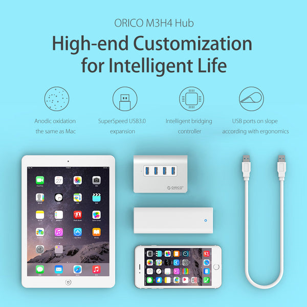 USB 3.0 Mini Aluminum Hub