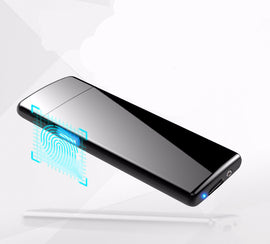 USB Rechargeable Fingerprint Ignition Windproof Lighter