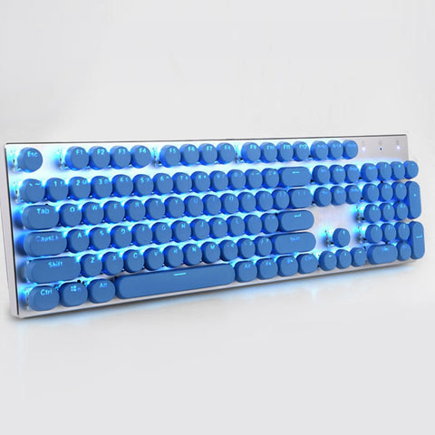 Retro-Design LED Backlit Typewriter Keyboard