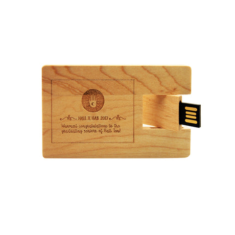 Wooden Card USB Drive