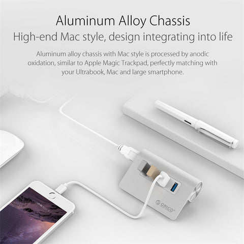 USB 3.0 Mini Aluminum Hub