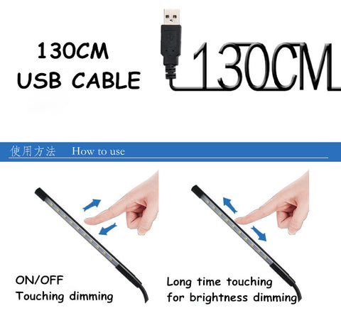 Flexible & Touch-Dimmable USB LED Light